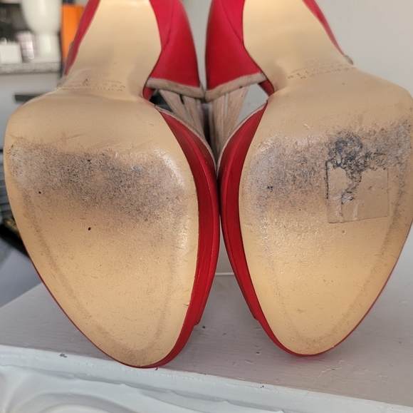 Edmundo CASTILLO PEEP TOE HEELS Like new - Picture 8 of 10